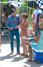 ZOEY DEUTCH on the Set of Dirty Grandpa 06/06/2015