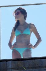 ALESSANDRA AMBROSIO in Bikini at a Beach in Rio De Janeiro 07/13/2015
