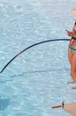 ALESSANDRA AMBROSIO in Swimsuit at a Pool in Rio De Janeiro 07/12/2015