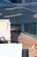 ALESSANDRA AMBROSIO in Swimsuit at a Pool in Rio De Janeiro 07/12/2015