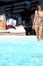 ALESSANDRA AMBROSIO in Swimsuit at a Pool in Rio De Janeiro 07/12/2015