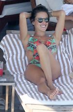 ALESSANDRA AMBROSIO in Swimsuit at a Pool in Rio De Janeiro 07/12/2015
