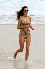 ALESSANDRA AMBROSIO in Swimsuit on the Beach in Rio De Janeiro 07/08/2015