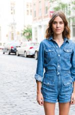 ALEXA CHUNG at AG Pre-Launch Event in New York