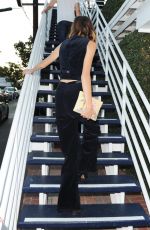 ALEXA CHUNG Out and About in West Hollywood 07/23/2015