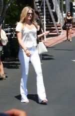 ALI LARTER Leaves Fred Segal in West Hollywood 07/16/2015