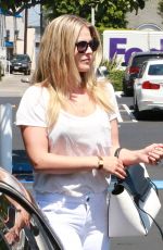 ALI LARTER Leaves Fred Segal in West Hollywood 07/16/2015