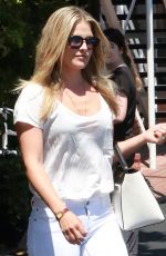 ALI LARTER Leaves Fred Segal in West Hollywood 07/16/2015