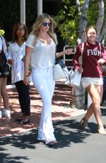 ALI LARTER Leaves Fred Segal in West Hollywood 07/16/2015