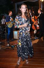 ALICIA VIKANDER at 2015 Ischia Global Film and Music Festival in Ischia 07/16/2015