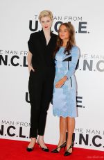 ALICIA VIKANDER at The Man from U.N.C.L.E. Photocall in London