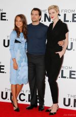 ALICIA VIKANDER at The Man from U.N.C.L.E. Photocall in London