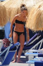 ALICIA VIKANDER in Bikini at a Beach in Italy 07/17/2015