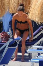 ALICIA VIKANDER in Bikini at a Beach in Italy 07/17/2015