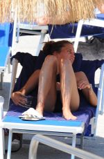 ALICIA VIKANDER in Bikini at a Beach in Italy 07/17/2015