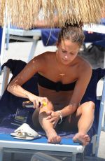 ALICIA VIKANDER in Bikini at a Beach in Italy 07/17/2015