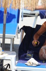 ALICIA VIKANDER in Bikini at a Beach in Italy 07/17/2015