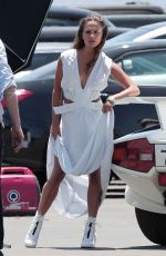 ALICIA VIKANDER on the Set of Elle Magazine Photoshoot in Los Angeles