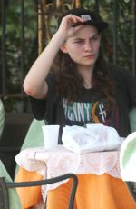 ALICIA VIKANDER Out for Lunch with a Friend in Ischia 07/16/2015