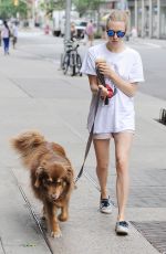 AMANDA SEYFRIED and Her Dog Finn Out in New York 07/30/2015