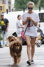 AMANDA SEYFRIED and Her Dog Finn Out in New York 07/30/2015