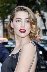 AMBER HEARD at Bulgari Haute Couture Cocktail Party in Paris 07/07/2015
