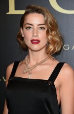 AMBER HEARD at Bulgari Haute Couture Cocktail Party in Paris 07/07/2015
