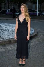 AMBER HEARD at Miu Miu Fragrance and Croisiere 2016 Collection Launch in Paris