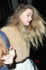 AMBER HEARD Night Out in London 06/28/2015