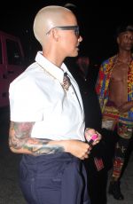 AMBER ROSE Arrives at Supper Club in Hollywood 07/15/2015
