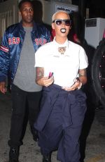 AMBER ROSE Arrives at Supper Club in Hollywood 07/15/2015