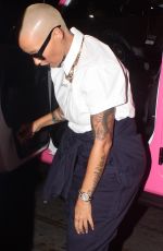 AMBER ROSE Arrives at Supper Club in Hollywood 07/15/2015