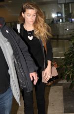 AMBERHEARD Arrives at Airport in Brisbane 07/09/2015