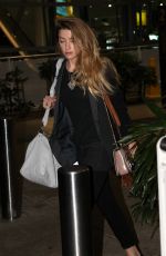 AMBERHEARD Arrives at Airport in Brisbane 07/09/2015