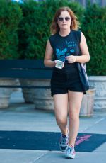 AMY POEHLER Out and About in New York 07/23/2015