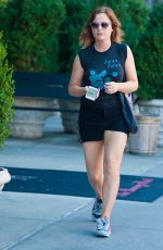 AMY POEHLER Out and About in New York 07/23/2015