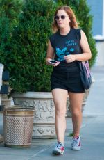 AMY POEHLER Out and About in New York 07/23/2015