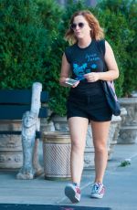 AMY POEHLER Out and About in New York 07/23/2015