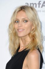 ANJA RUBIK at Amfar Dinner at Paris Pashion Week
