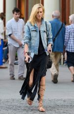 ANJA RUBIK on the Set of Catwalk Strut to the City Streets in Warsaw