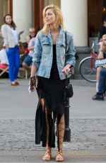 ANJA RUBIK on the Set of Catwalk Strut to the City Streets in Warsaw