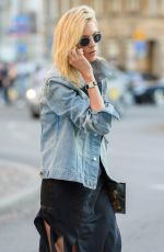 ANJA RUBIK on the Set of Catwalk Strut to the City Streets in Warsaw