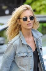 ANJA RUBIK on the Set of Catwalk Strut to the City Streets in Warsaw