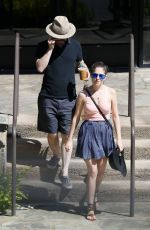 ANNA KENDRICK and Ben Richardson Out Shopping in Hawaii 07/19/2015