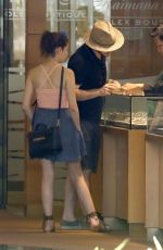 ANNA KENDRICK and Ben Richardson Out Shopping in Hawaii 07/19/2015