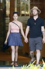 ANNA KENDRICK and Ben Richardson Out Shopping in Hawaii 07/19/2015