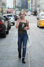 ANNASOPHIA ROBB Out and About in New York 07/14/2015
