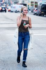 ANNASOPHIA ROBB Out and About in New York 07/14/2015