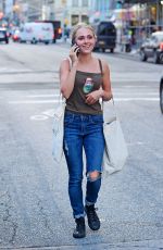 ANNASOPHIA ROBB Out and About in New York 07/14/2015