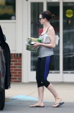 ANNE HATHAWAY Out Shopping in New York 07/13/2015